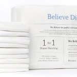 Believe Baby Bamboo Baby Diapers Size 1 - Premium, Super-Absorbent, Hypoallergenic for Sensitive Skin, Chemical-Free, Unscented, Eco-Friendly Diaper for Babies 8-14 lbs - 60 Ct